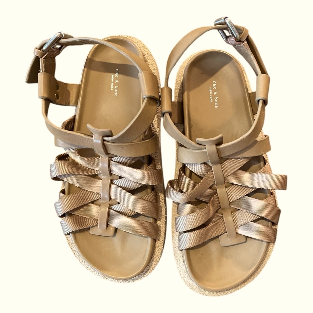 Rag and Bone Park Sandals Fisherman Style Size 36.5 RETAIL $360